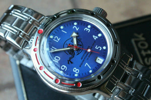 Russian Mechanical Automatic Wrist Watch VOSTOK AMPHIBIAN DIVER 420379