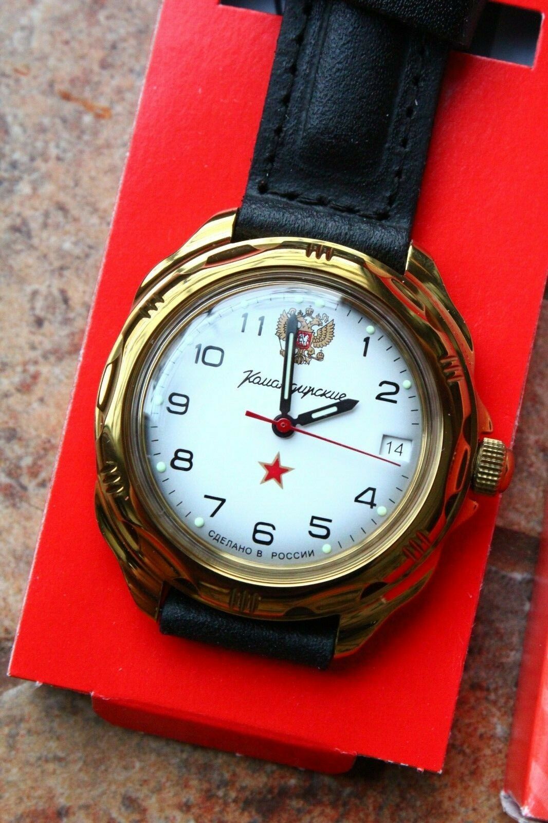 Vostok Komandirsky Russian Military Wrist Watch 219322