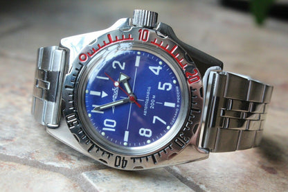 Russian Mechanical Automatic Wrist Watch VOSTOK AMPHIBIAN DIVER 110648