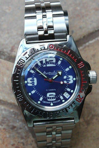 Vostok Amphibian Russian Auto diver wrist watch 110902