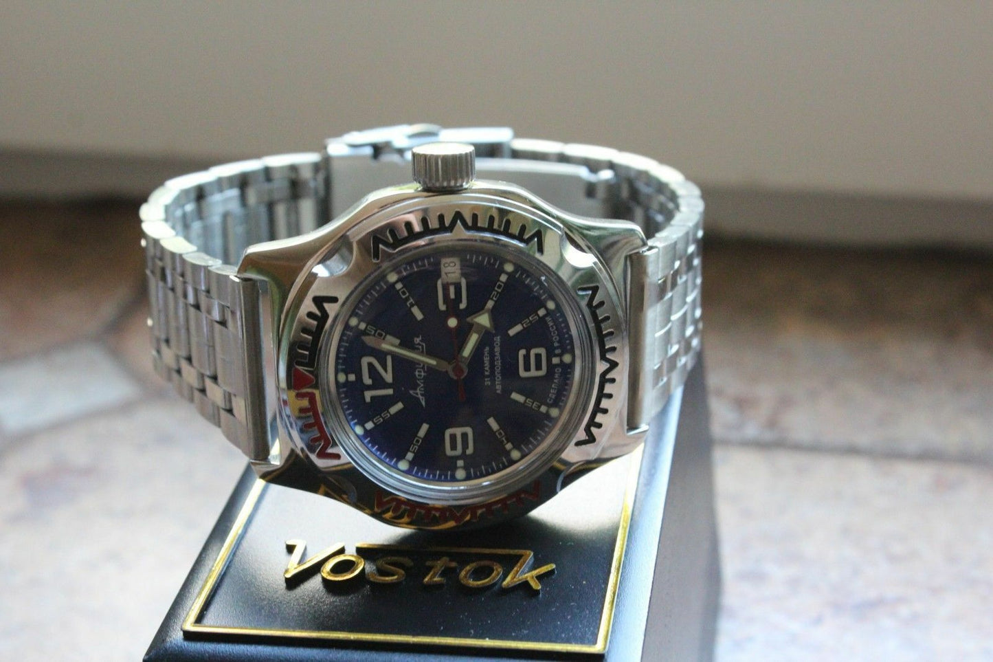 Russian Mechanical Automatic Wrist Watch VOSTOK AMPHIBIAN DIVER 100316