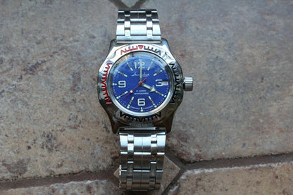 Russian Mechanical Automatic Wrist Watch VOSTOK AMPHIBIAN DIVER 100316