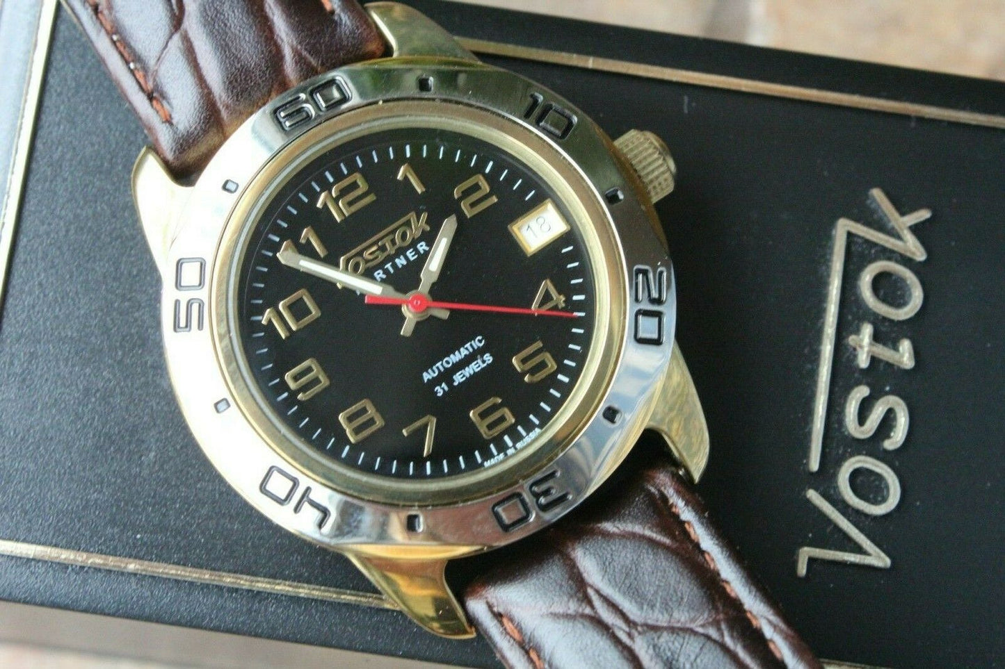 Russian Mechanical Automatic Wrist Watch Vostok Partner 299735