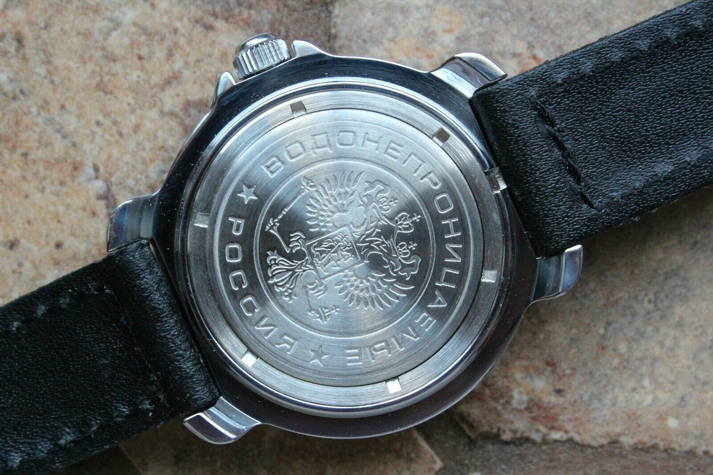 Vostok Komandirsky 811941 Russian Mechanical Military Wrist Watch Eagle