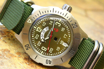 Vostok Komandirsky Mechanical Automatic Wrist Watch K-35 350754