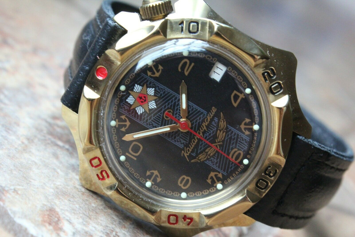 Vostok Komandirsky Mechanical Manual Winding Wrist Watch 539301