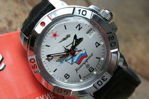 Vostok Komandirsky Military Wrist Watch # 431535 NEW