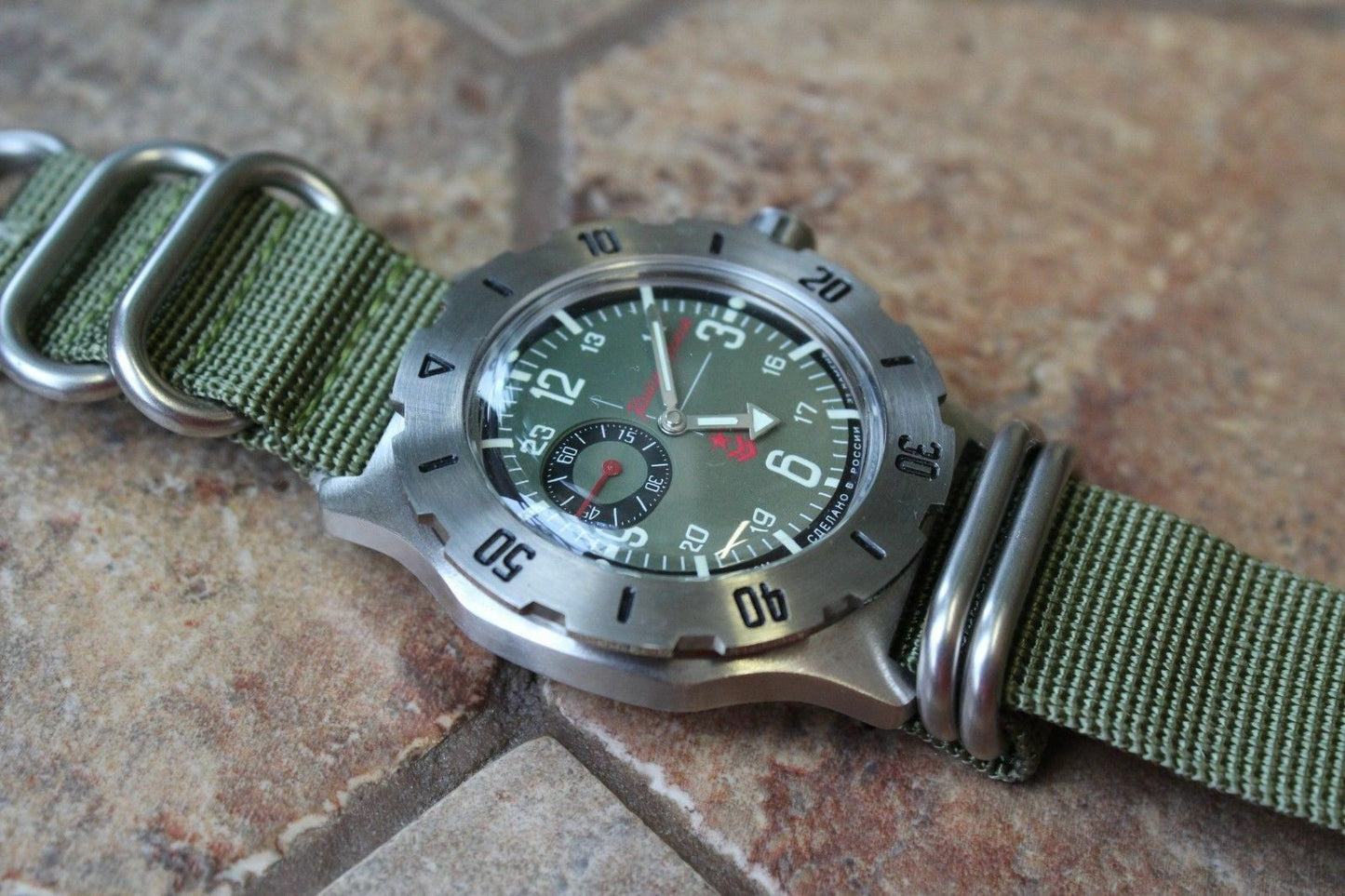 Vostok Komandirsky Mechanical Automatic Wrist Watch K-35 350501