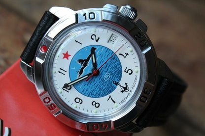 Vostok Komandirsky Mechanical Manual Winding Wrist Watch 431055