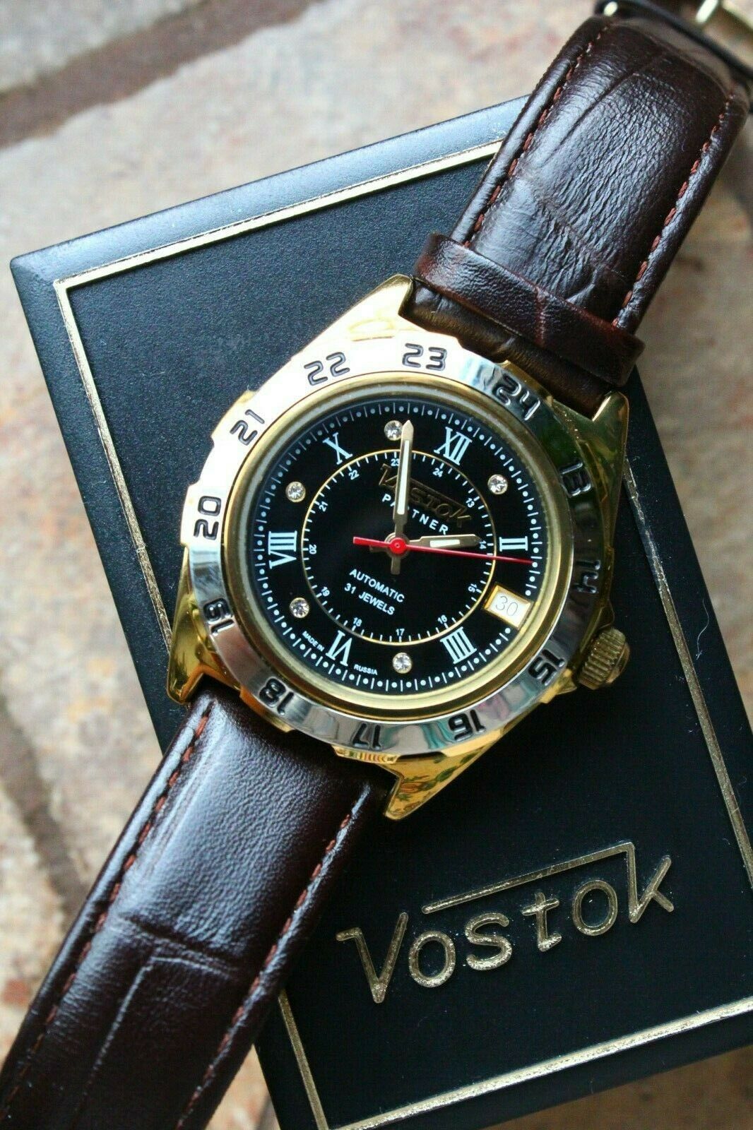 Russian Mechanical Automatic Wrist Watch Vostok Partner 259191