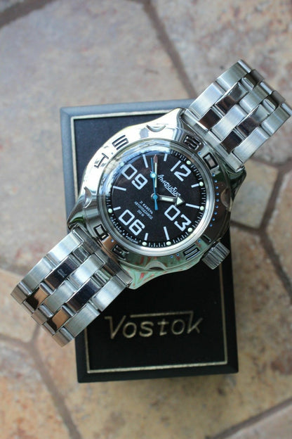 Russian Mechanical Automatic Wrist Watch VOSTOK AMPHIBIAN DIVER 100819