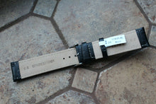 Load image into Gallery viewer, Genuine Leather Watch Strap Band KMV XL 24mm Black
