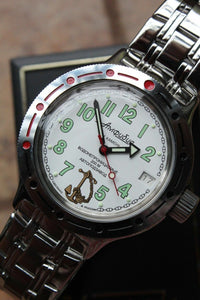 Russian Mechanical Automatic Wrist Watch VOSTOK AMPHIBIAN DIVER 420381