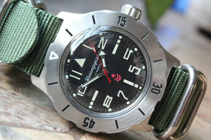 Vostok Komandirsky Mechanical Automatic Wrist Watch K-35 350747