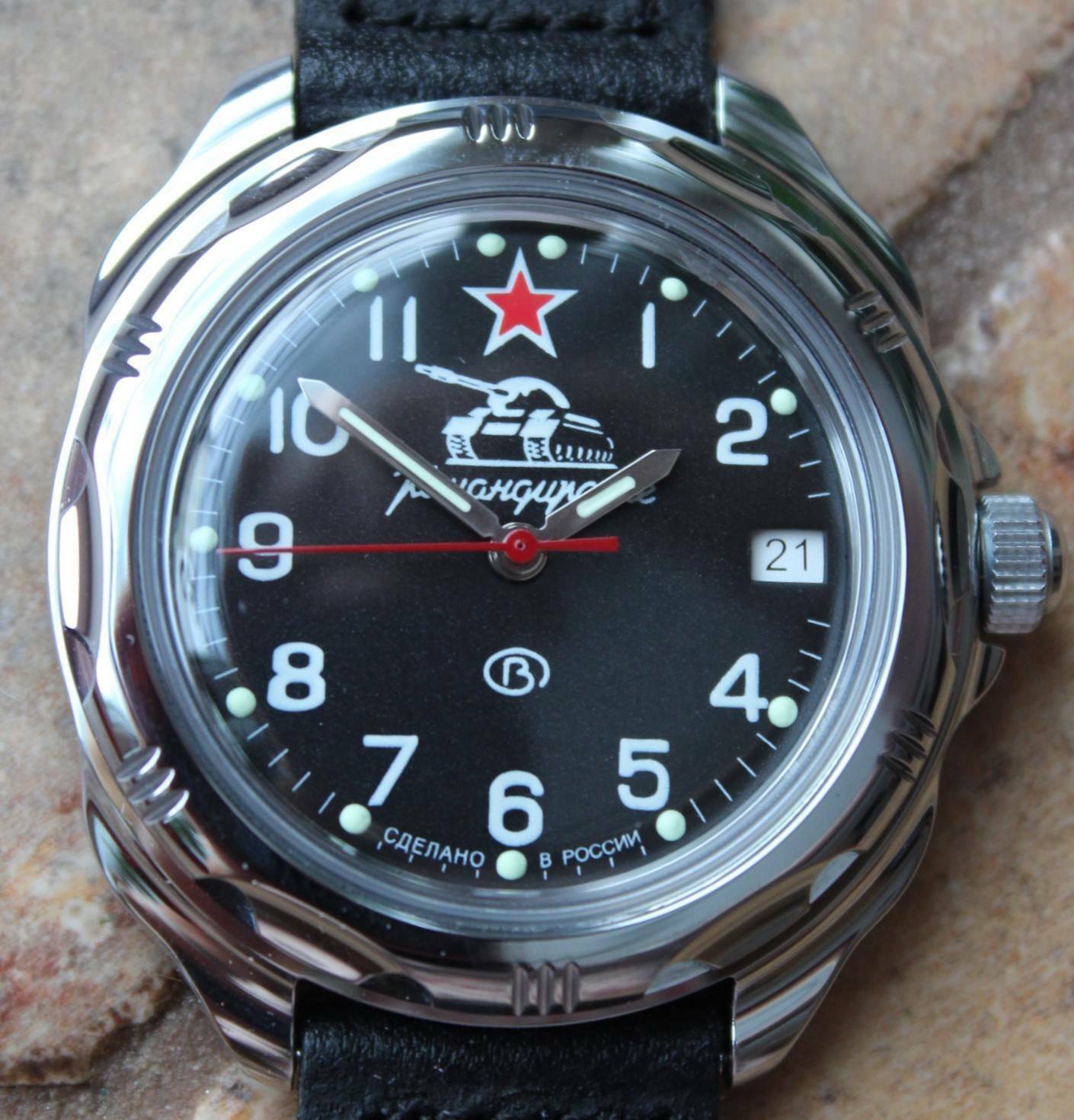 Vostok Komandirsky Mechanical Manual Winding Wrist Watch 211306