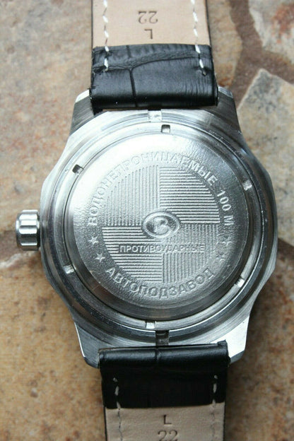 Vostok Komandirsky Mechanical Automatic Wrist Watch 24 Hour K-35 350515