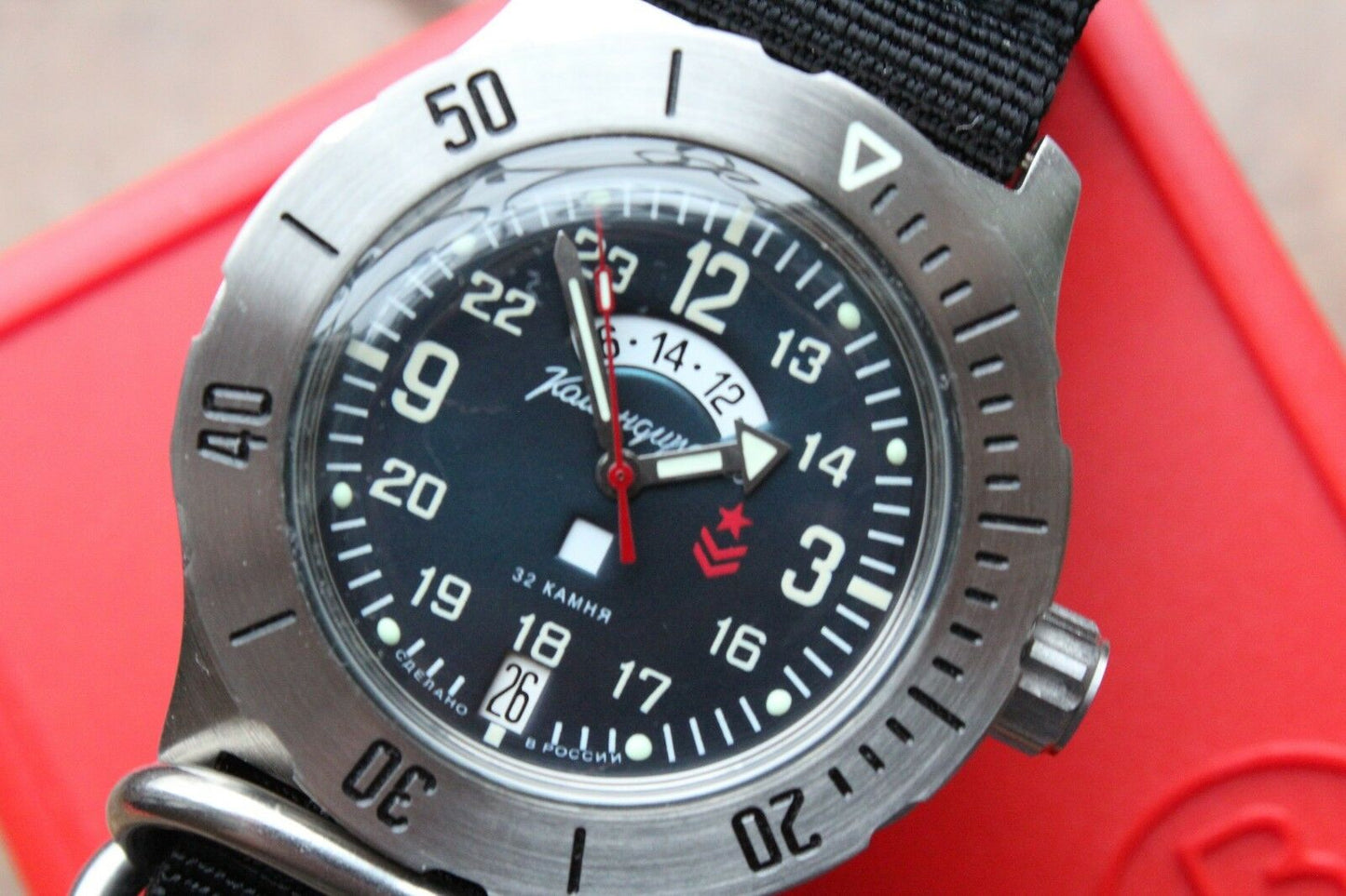 Vostok Komandirsky  Mechanical Automatic Wrist Watch K-35 350753