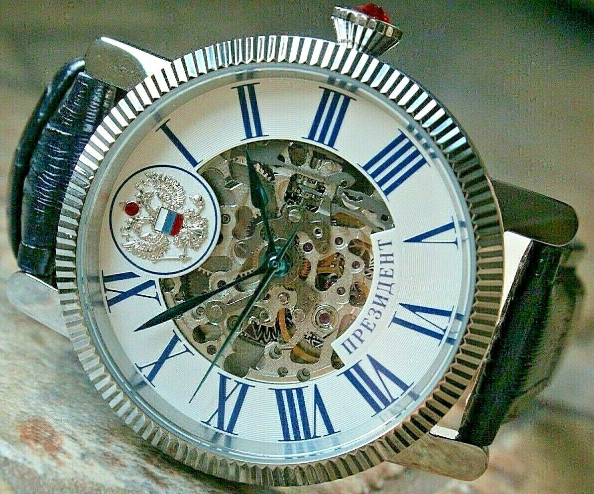 Russian President 4500160 Mechanical Automatic Men's Wrist Watch Poljot