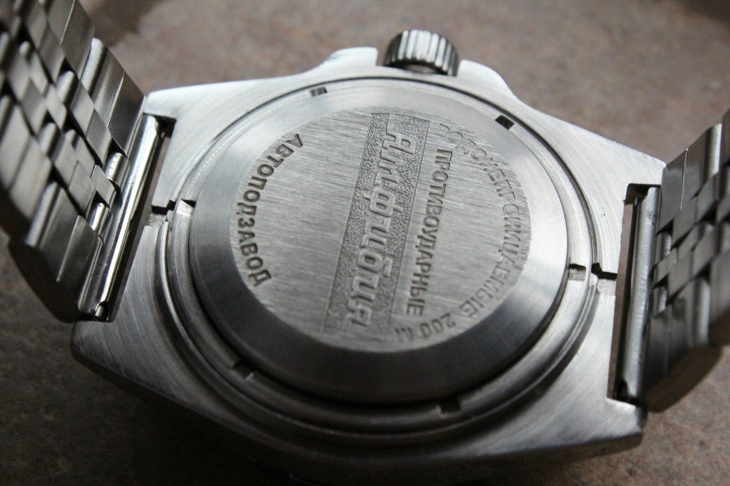 Russian Mechanical Automatic Wrist Watch VOSTOK AMPHIBIAN DIVER 110750