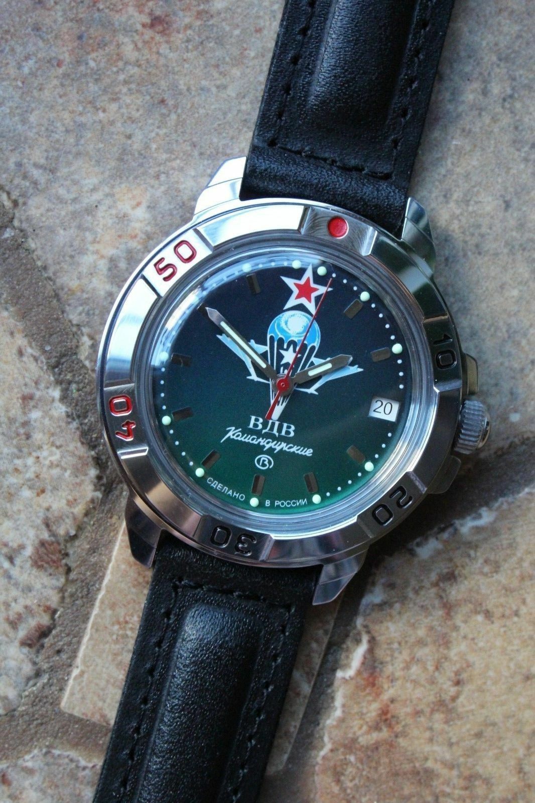 Vostok Komandirsky Mechanical Manual Winding Wrist Watch 431021
