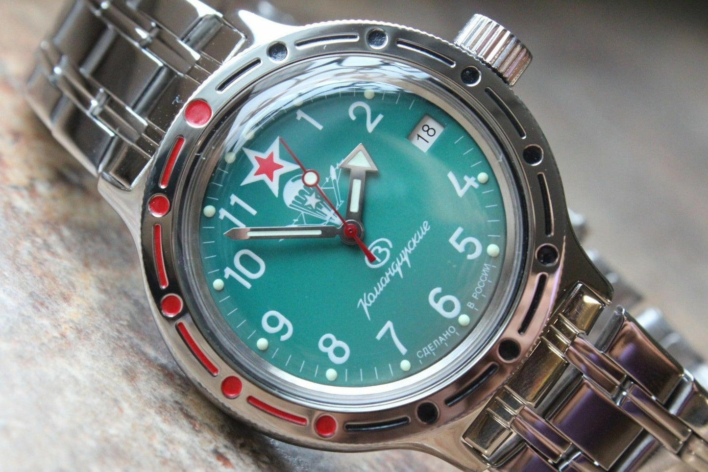 Russian Mechanical Automatic Wrist Watch VOSTOK AMPHIBIAN DIVER 420307