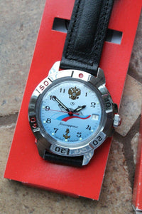 Vostok Komandirsky Military Wrist Watch # 431619 NEW