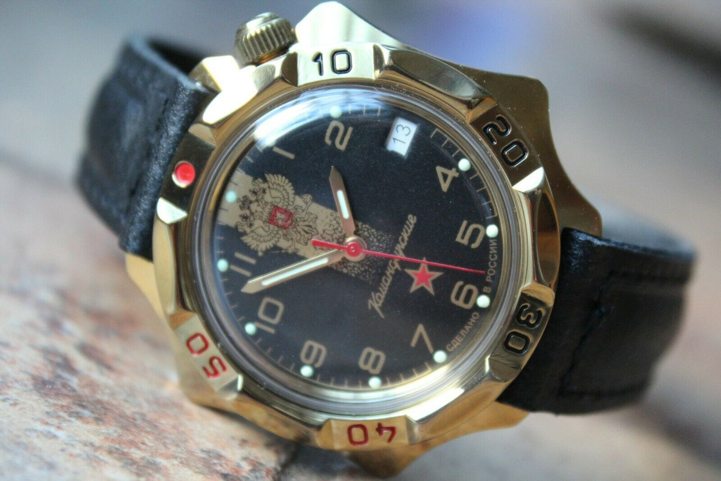 Vostok Komandirskyu Mechanical Manual Winding Wrist Watch 539792