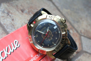 Vostok Komandirsky Military Wrist Watch # 439770 NEW