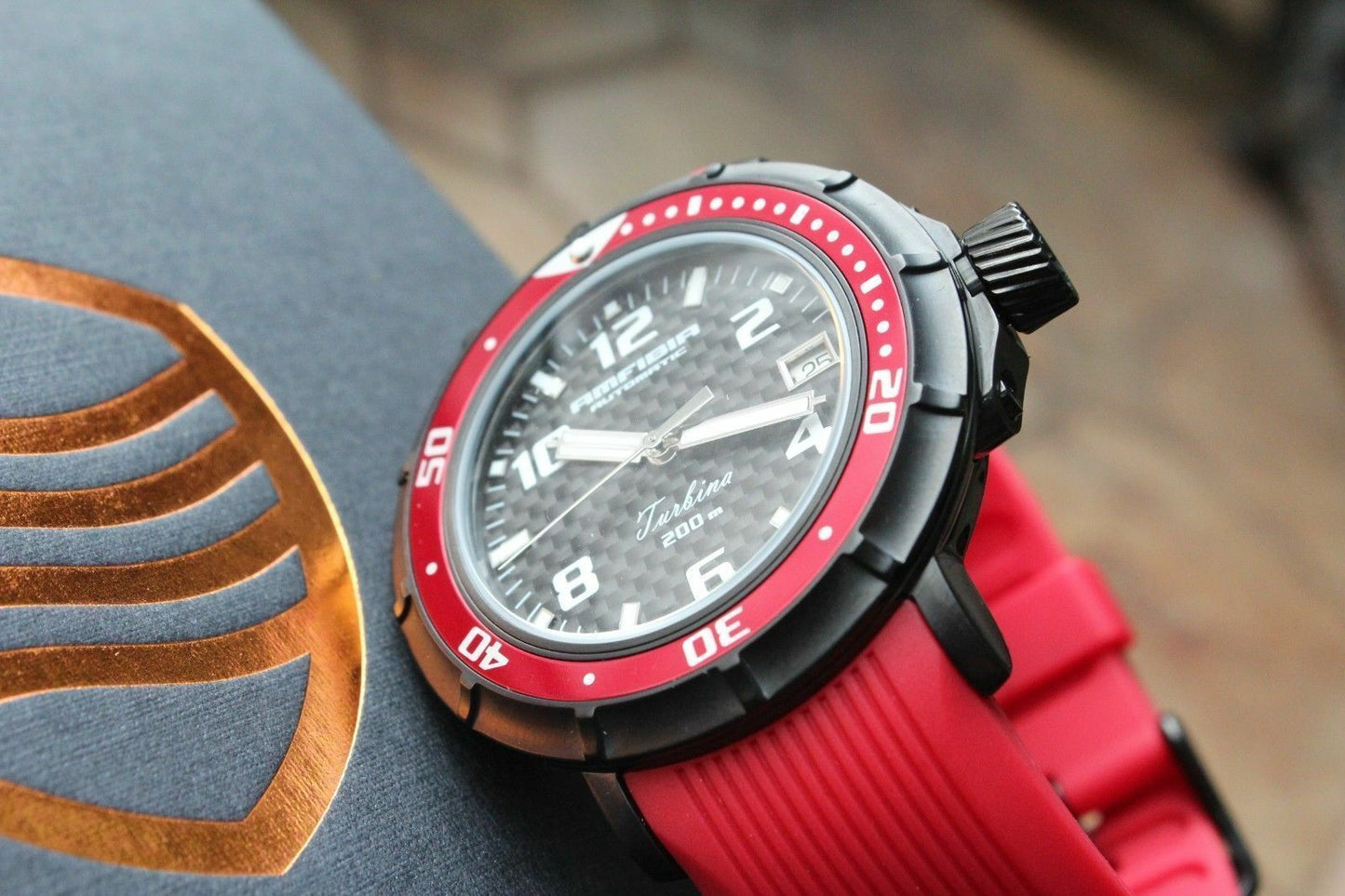 Vostok Amphibian Turbina Russian wrist watch 236432
