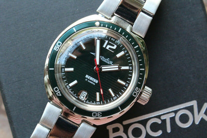 Vostok Amphibian Neptun 960758 Mechanical Automatic Diver Russian wrist watch