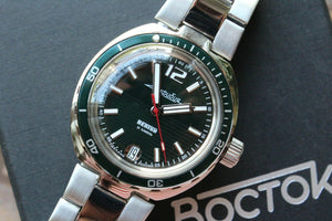 Vostok Amphibian Neptun 960758 Mechanical Automatic Diver Russian wrist watch