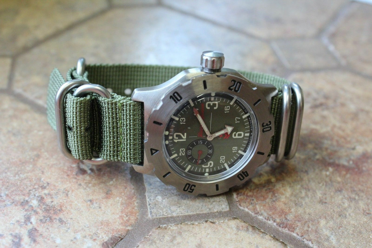 Vostok Komandirsky Mechanical Automatic Wrist Watch K-35 350501
