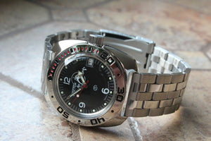 Russian Mechanical Automatic Wrist Watch VOSTOK AMPHIBIAN DIVER 710634