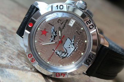 Vostok Komandirsky Military Wrist Watch # 431402 NEW