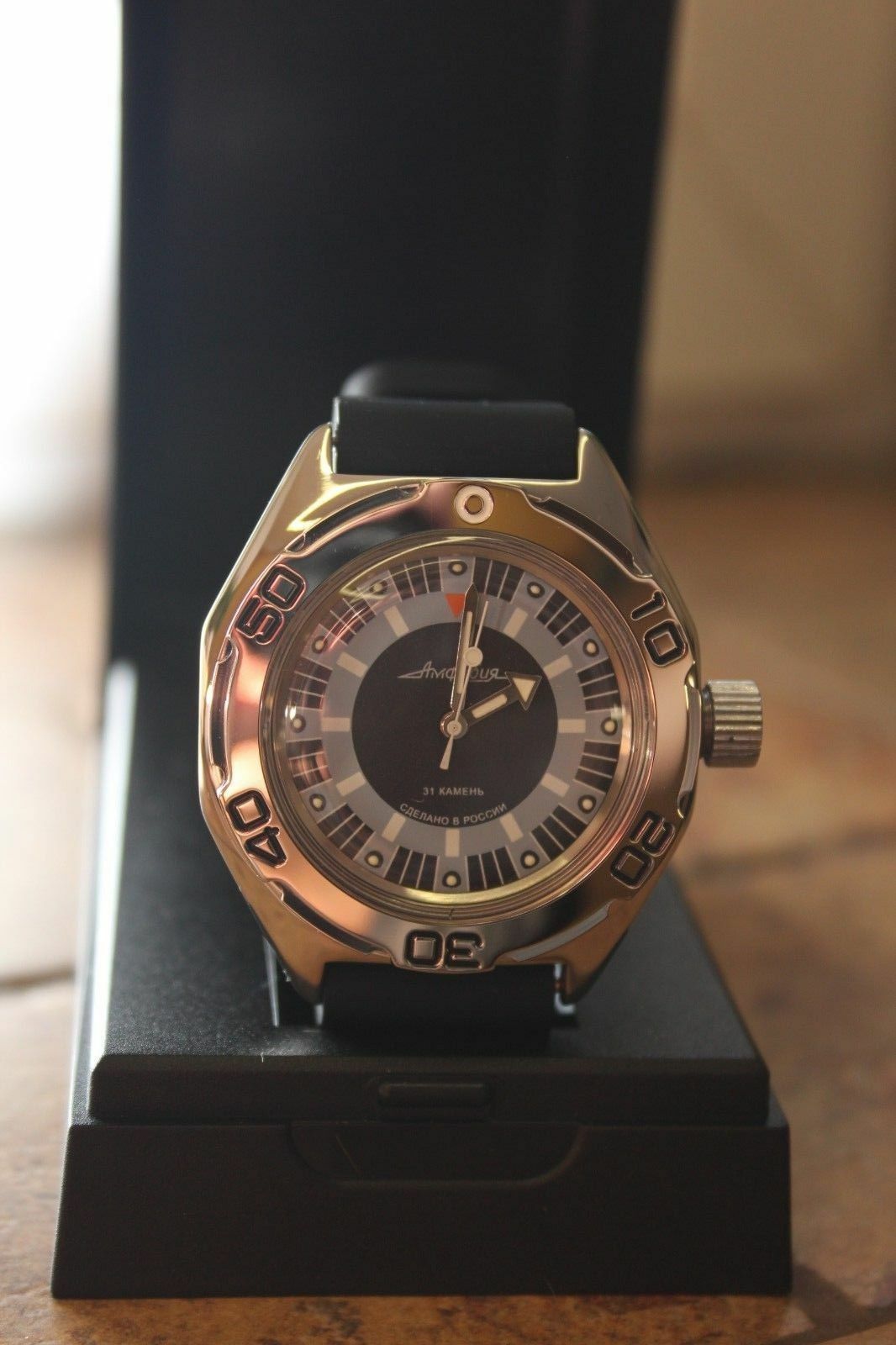 Russian Mechanical Automatic Wrist Watch VOSTOK AMPHIBIAN DIVER 670927