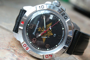 Vostok Komandirsky Military Wrist Watch # 431627 NEW