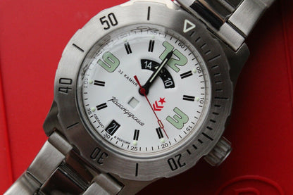 Russian Mechanical Automatic Wrist Watch VOSTOK Komandirsky K-35 350606