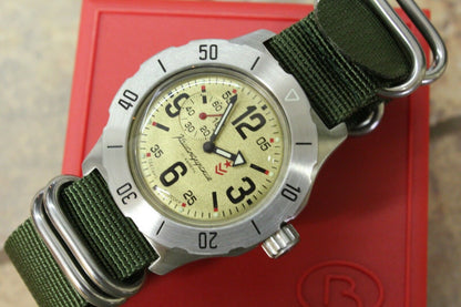 Vostok Komandirsky Mechanical Automatic Wrist Watch K-35 350749