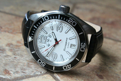 Vostok Komandirsky 030789 Russian Automatic Military Wrist Watch Day Night