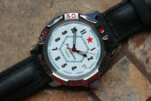 Load image into Gallery viewer, Vostok Komandirsky Mechanical Russian Military Wrist Watch Red Star 811719
