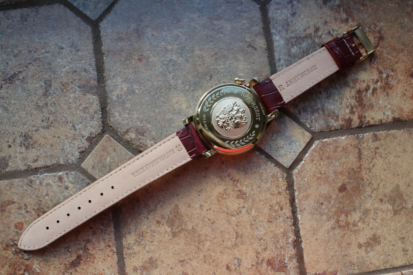 Russian President 4936043 Mechanical Automatic Men's Wrist Watch Poljot