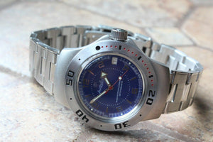 Vostok Amphibian Auto Russian diver wrist watch 060007