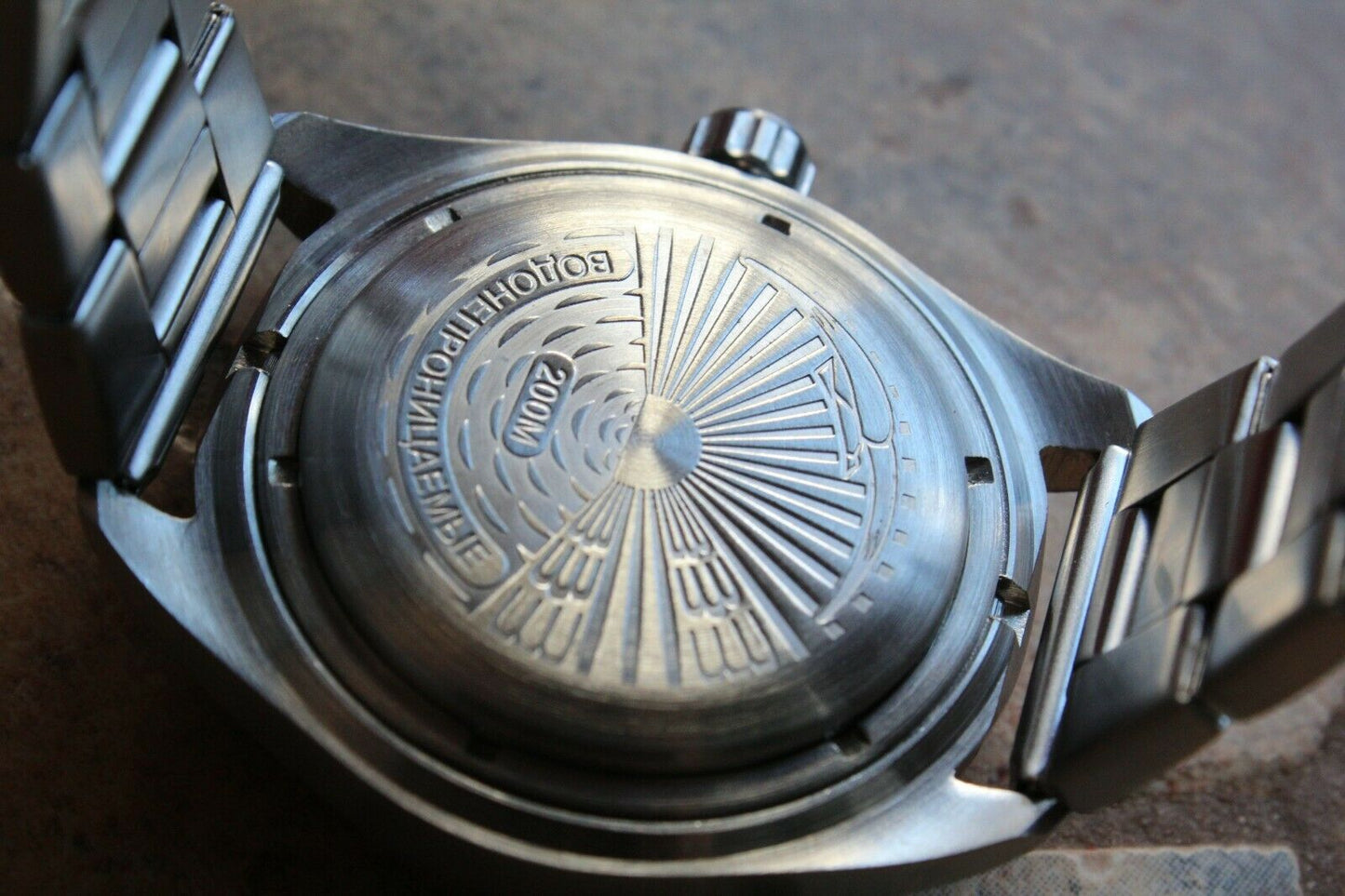 Vostok Komandirsky Auto Russian Military Wrist Watch # 020739 NEW