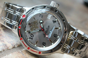 Russian Mechanical Automatic Wrist Watch VOSTOK AMPHIBIAN DIVER 420392