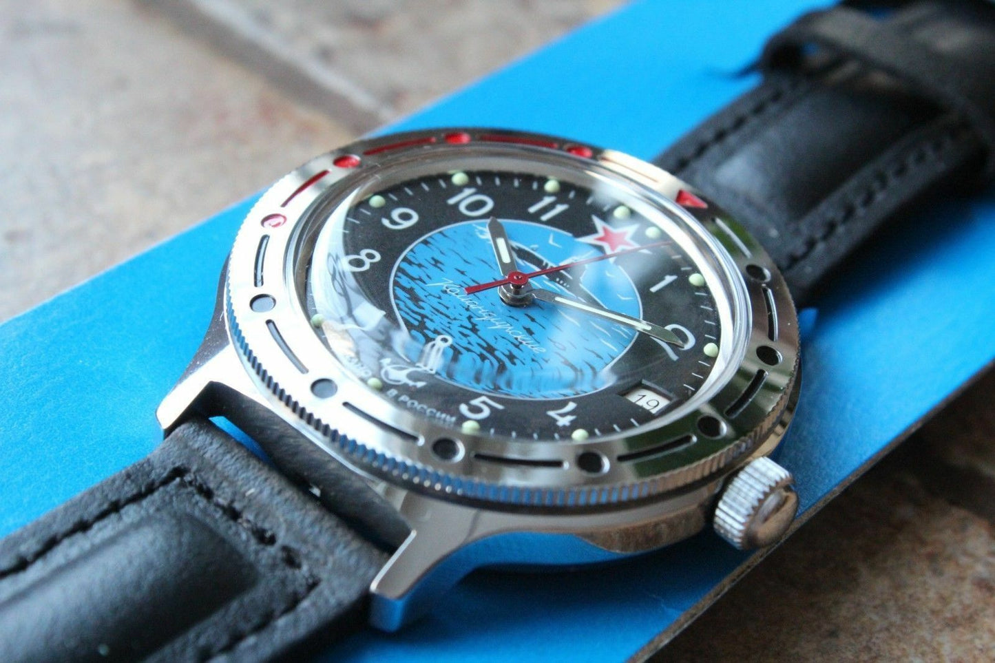 Vostok Komandirsky Mechanical Automatic Military Wrist Watch 921163