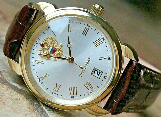 Russian President 4076682 Quartz Men's Wrist Watch Poljot