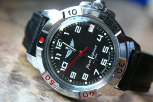 Vostok Komandirsky Military Wrist Watch # 431941 NEW