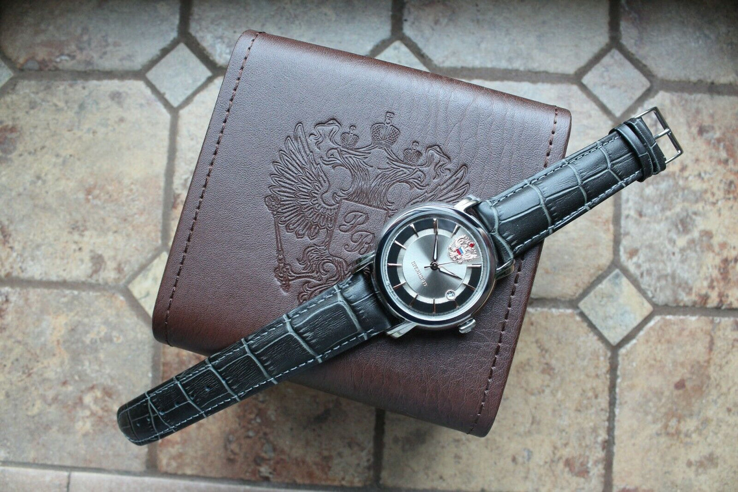 Russian President 5700311 Mechanical Automatic Men's Wrist Watch Poljot