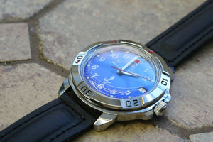 Vostok Komandirsky Military Wrist Watch # 431289 NEW