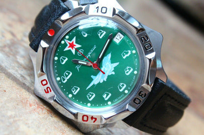 Vostok Komandirsky Russian Military Wrist Watch # 531124 NEW